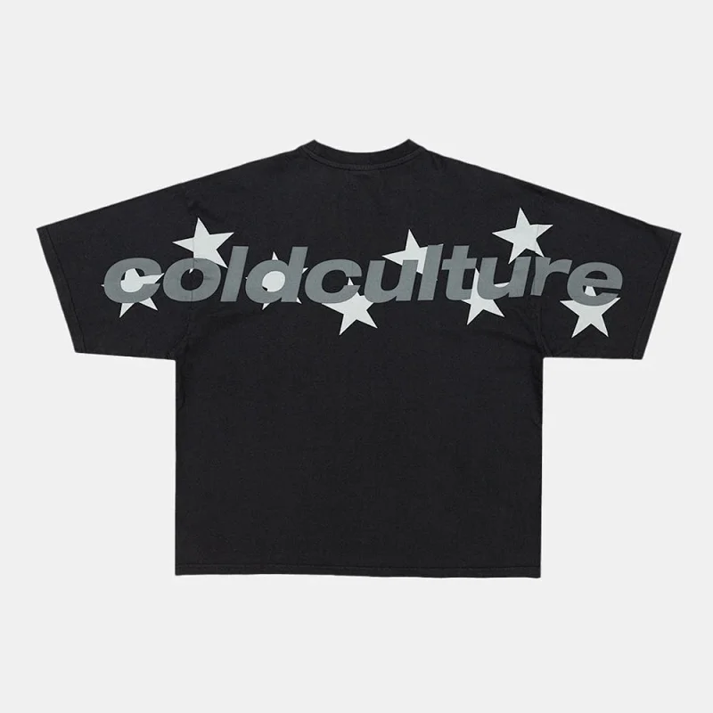 Cold Culture T-Shirts Oversized Star Graphic T-Shirt — 37