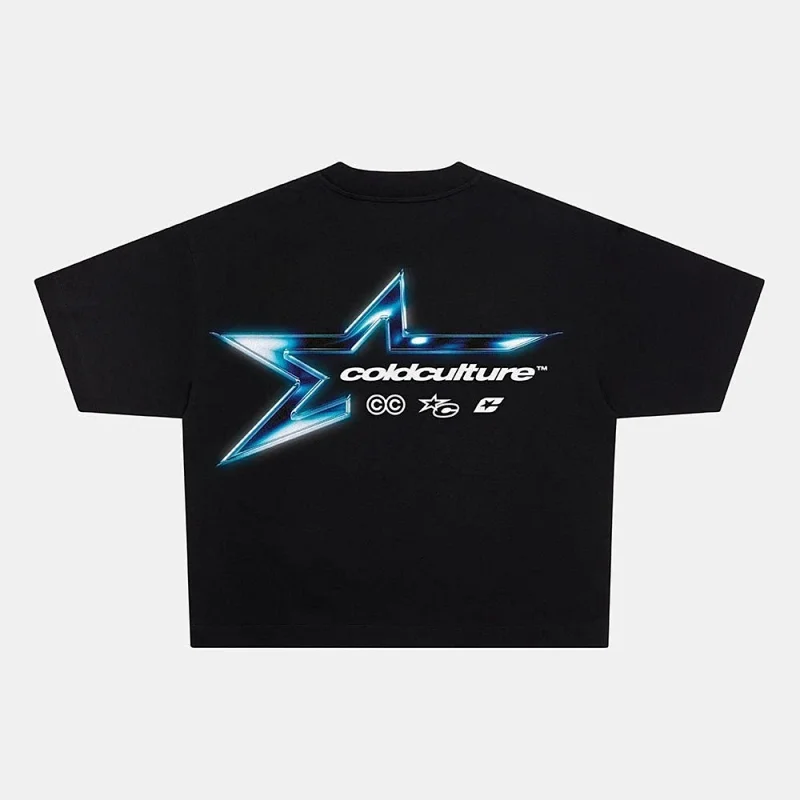Cold Culture T-Shirts Oversized Star Graphic T-Shirt — 25