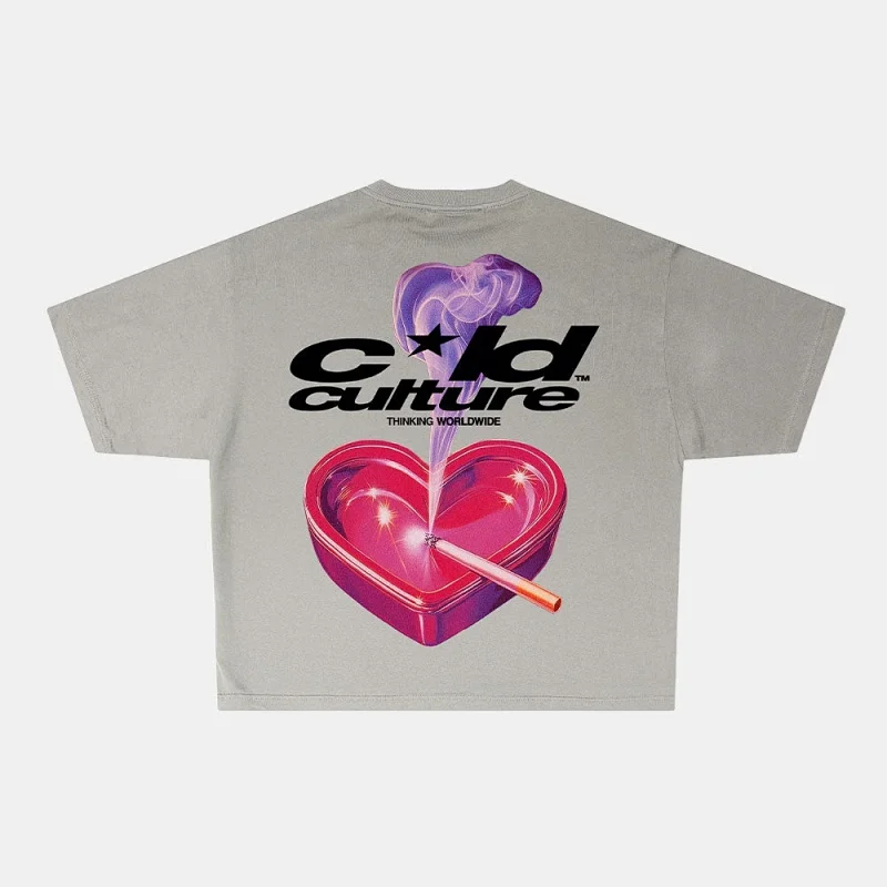 Cold Culture T-Shirts Oversized Star Graphic T-Shirt — 40