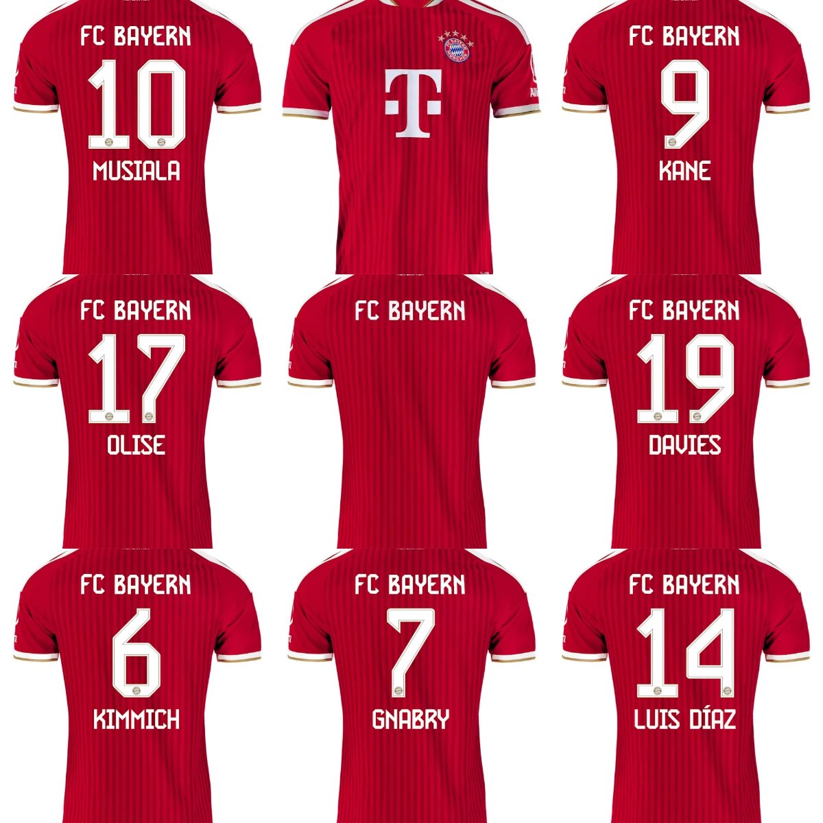26 27 Bayern Home Football Jersey