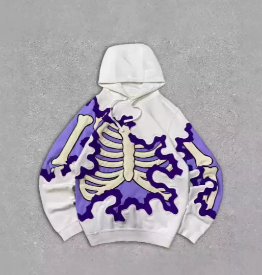 Unbranded Hoodies & Sweatshirts Pullover Hoodie with Skull and Viking Graphic Prints — 40