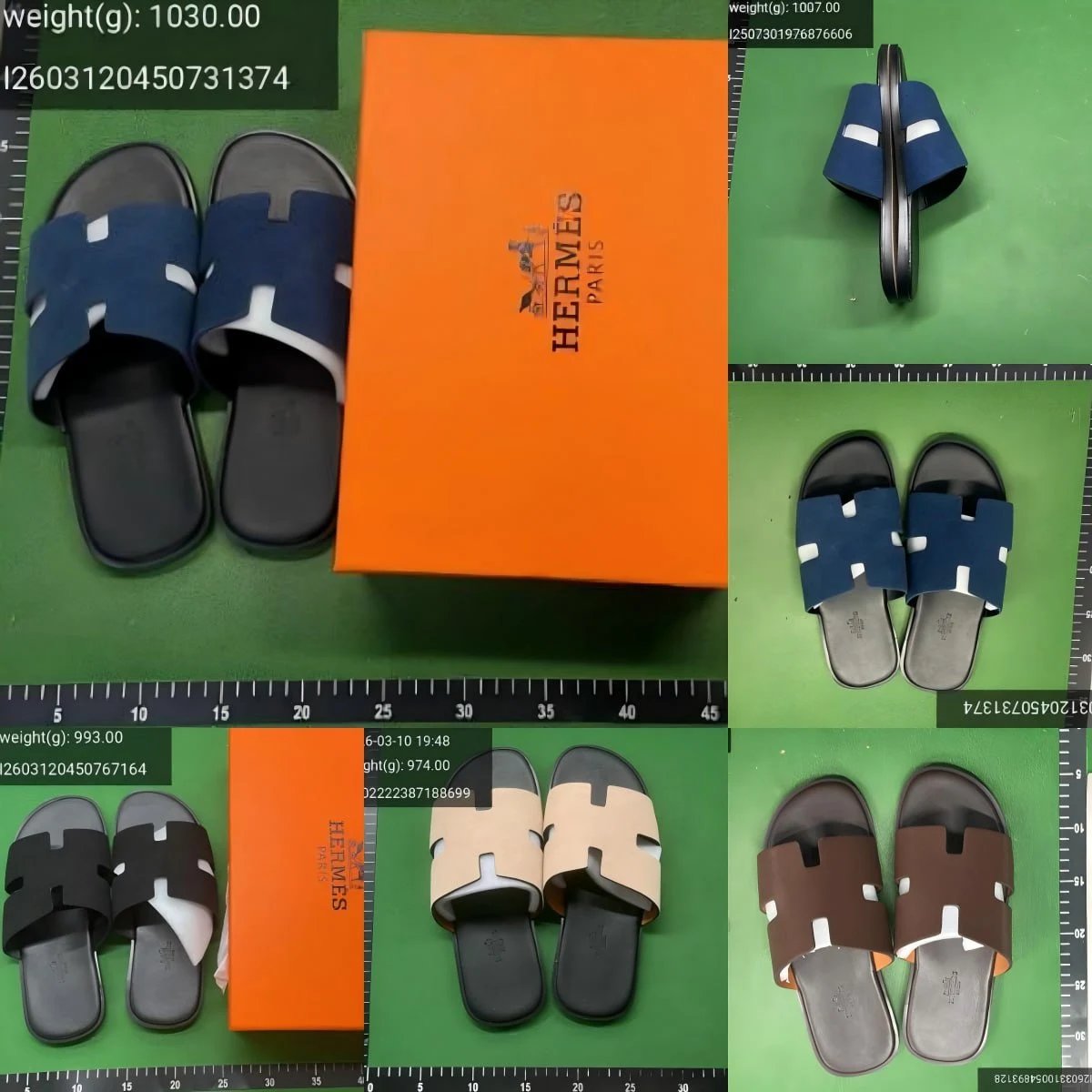 Men’s genuine leather outer beach shoes with flat soles