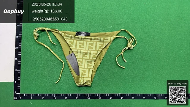 Fendi Swimwear Tie-Side Triangle Bikini Set product detail image 3