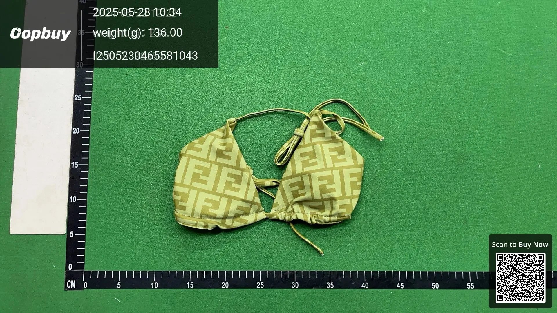 Fendi Swimwear Tie-Side Triangle Bikini Set image 3