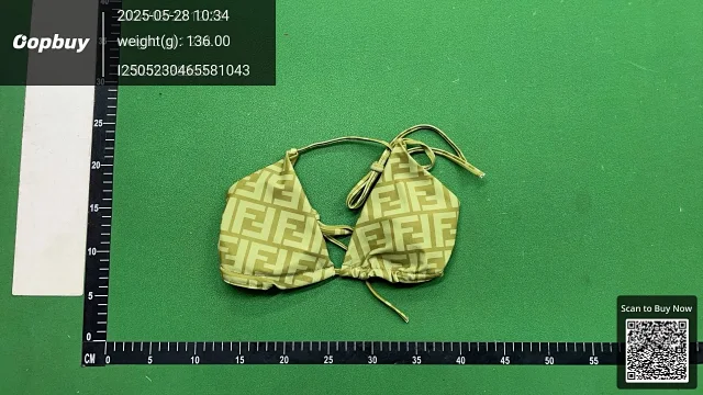 Fendi Swimwear Tie-Side Triangle Bikini Set product detail image 2