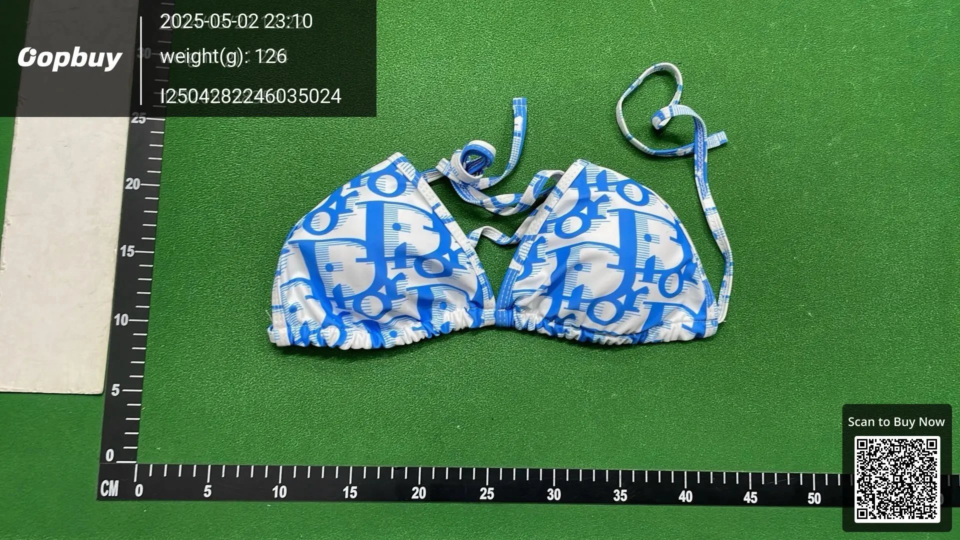 Fendi Swimwear Tie-Side Triangle Bikini Set image 9