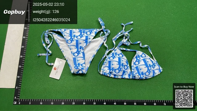 Fendi Swimwear Tie-Side Triangle Bikini Set product detail image 10