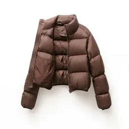 thumbnail for The red circle on the left is a small portrait of a two-color down jacket 4208310877