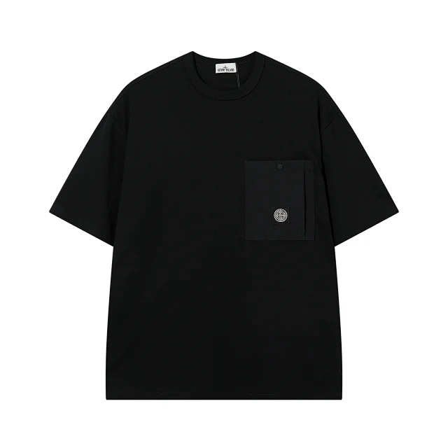 Stone Island T-Shirts Short-Sleeve Crew-Neck product detail image 7