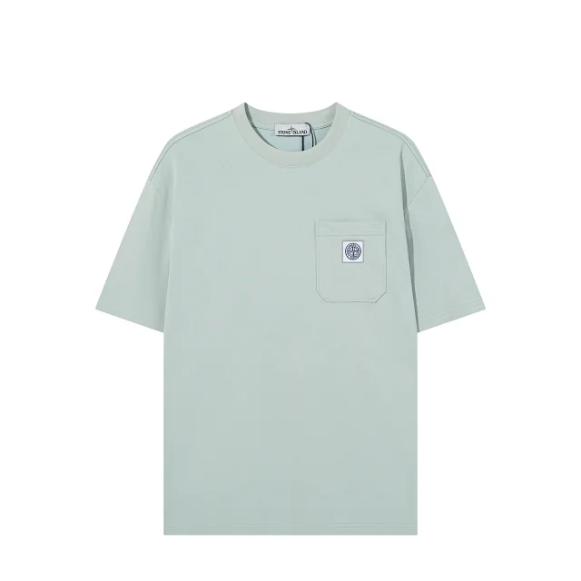 Stone Island T-Shirts Short-Sleeve Crew-Neck product detail image 6