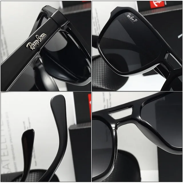 Ray-Ban Eyewear RB69096 Square Polarized Sunglasses product detail image 4