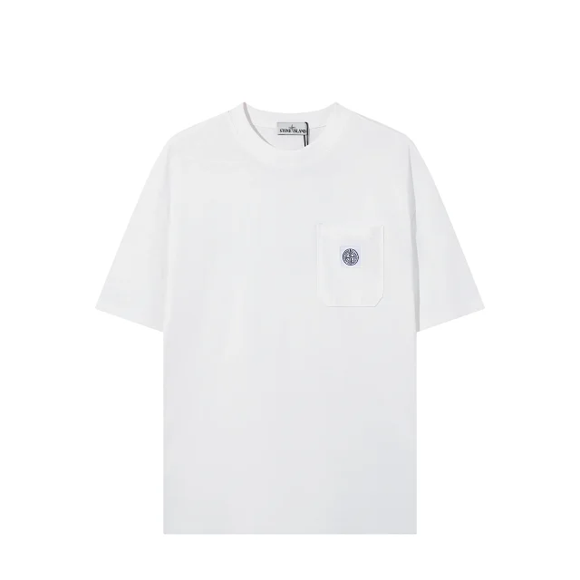 Stone Island T-Shirts Short-Sleeve Crew-Neck product detail image 8