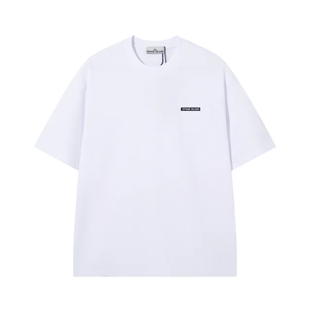 Stone Island T-Shirts Short-Sleeve Crew-Neck product detail image 11
