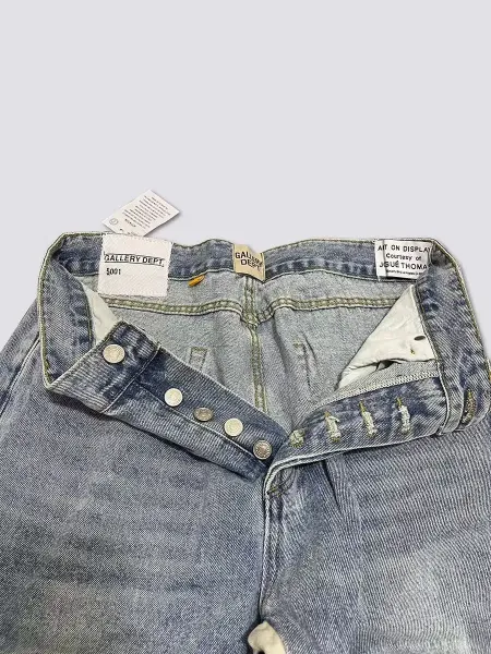 Gallery Dept Distressed Paint-Splatter Denim Jeans - 3