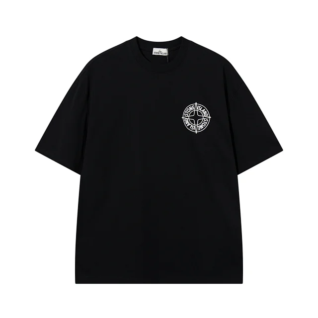 Stone Island T-Shirts Short-Sleeve Crew-Neck product detail image 3