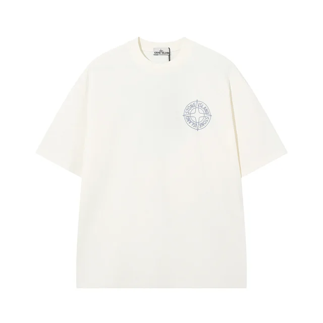 Stone Island T-Shirts Short-Sleeve Crew-Neck product detail image 9