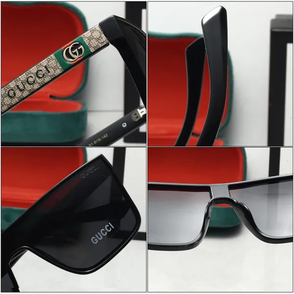 Gucci Square Frame Gradient Pink Sunglasses - 7