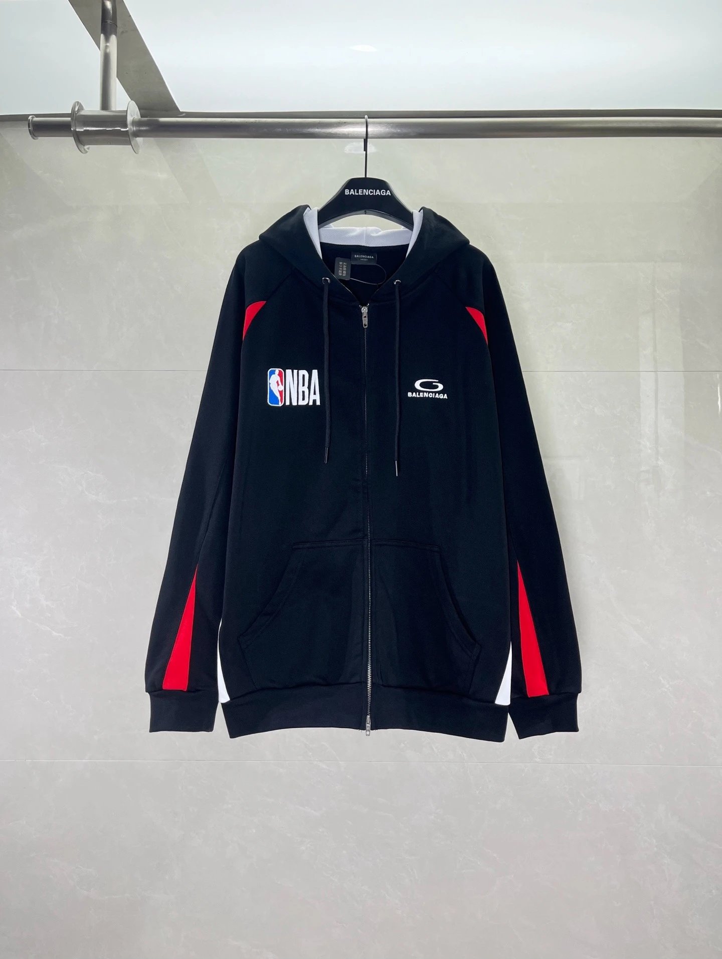 Hooded Zip-Up Sweatshirt Jacket Casual Sports XG