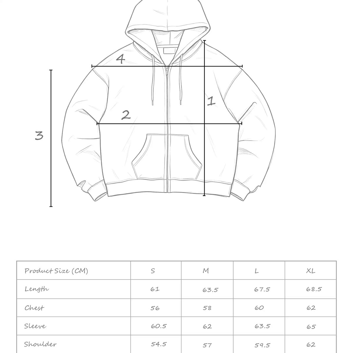 Fyredwrld Watch Zipper Washed Hoodie V2TM1077763066603