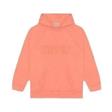 ESSENTIALS Men's Oversized Hoodie with Flocked Lettering - Bestselling Streetwear