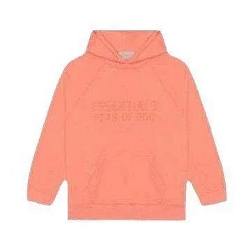 ESSENTIALS Men's Oversized Hoodie with Flocked Lettering - Bestselling Streetwear