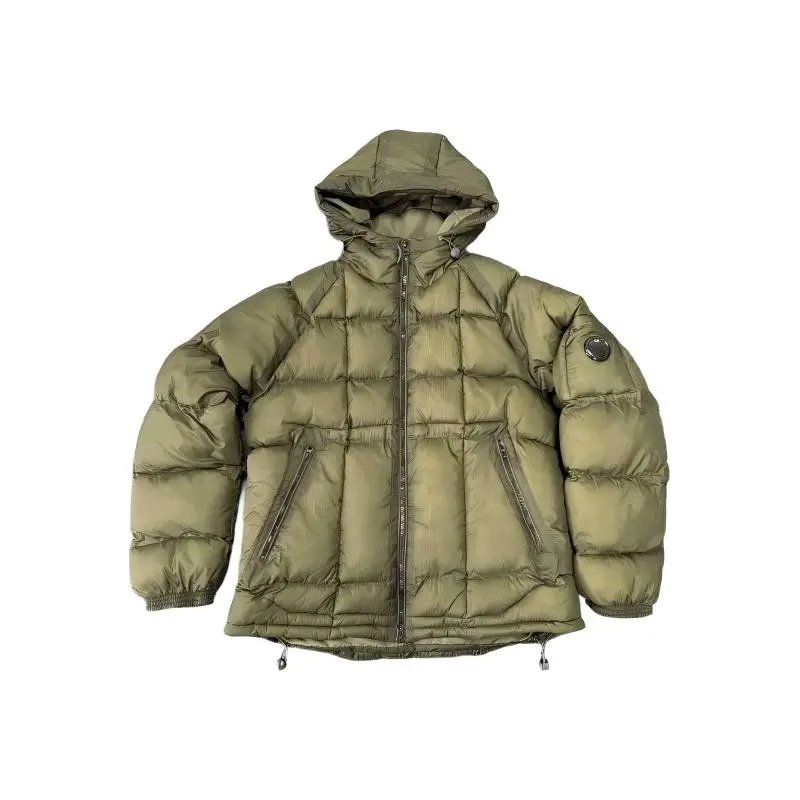 [DX21-8] Foreign Trade Company Winter Thick Warm Cotton Jacket Eyewear Collaboration Street Trend Hooded Outerwear