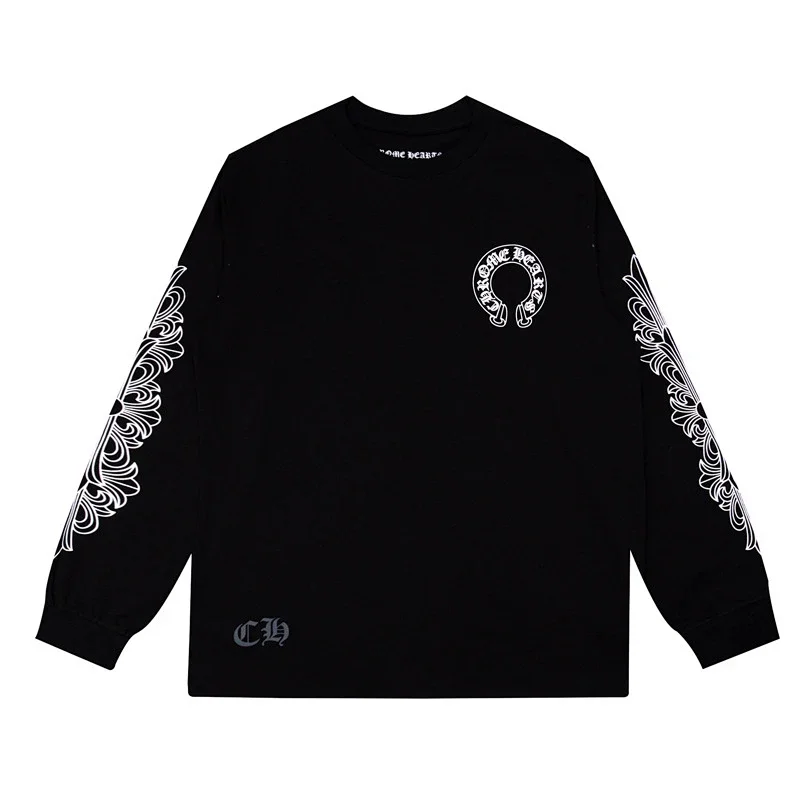 Trendy Youth Print Long-Sleeve T-Shirt