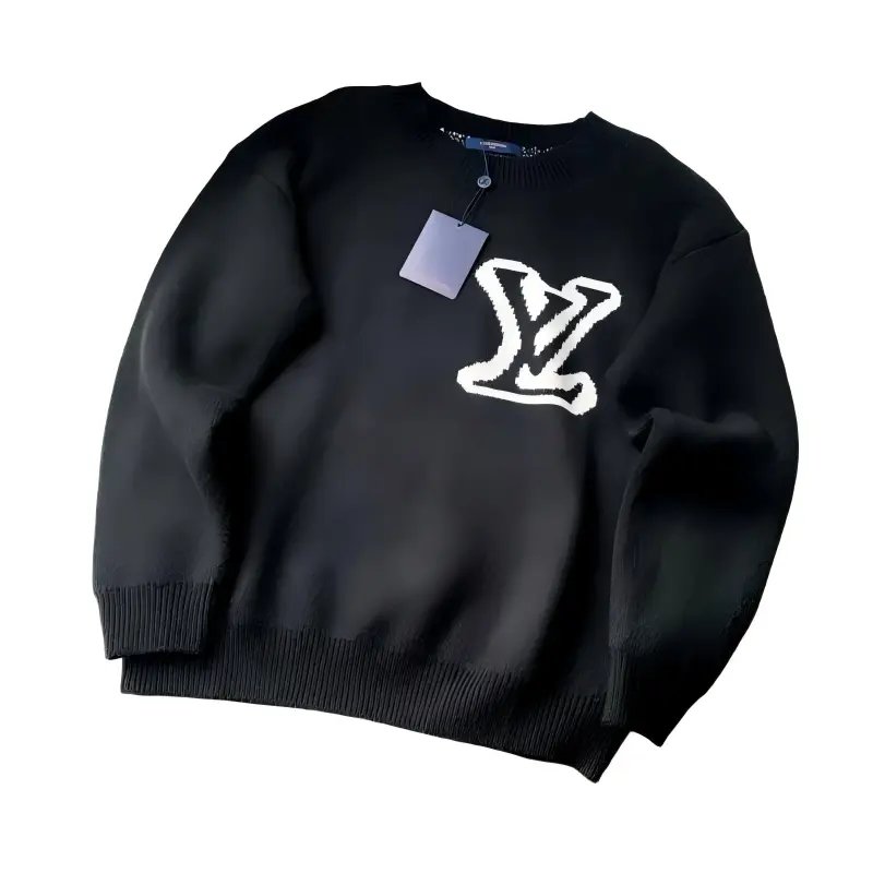 【 DX4-1 】 Jacquard logo pullover sweater 023