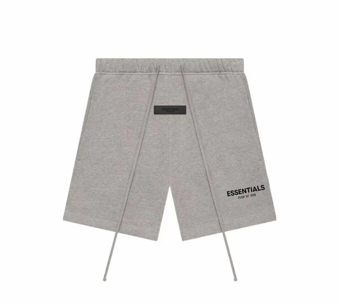 [DX14] Street Style Loose-Fit Drawstring Casual Shorts for Men and Women with Flock, Silicone, and Reflective Prints