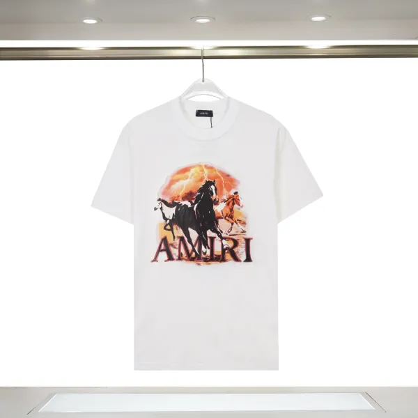 Amiri Horse Lightning Graphic T-Shirt White - 1