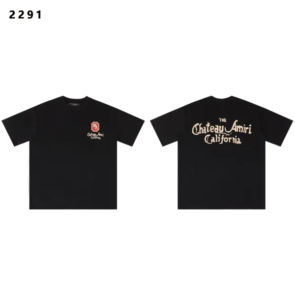 Amiri Chateau Amiri California Black T-Shirt - 1