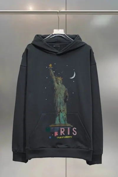 Off-White Statue of Liberty Graphic Hoodie Black - 1
