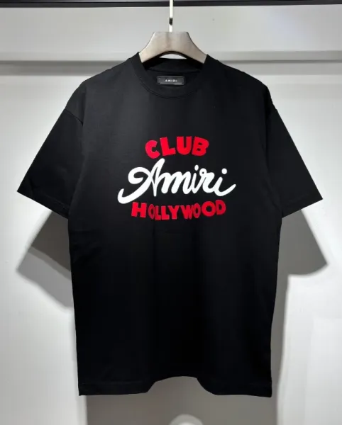 Amiri Club Amiri Hollywood Black T-Shirt - 1