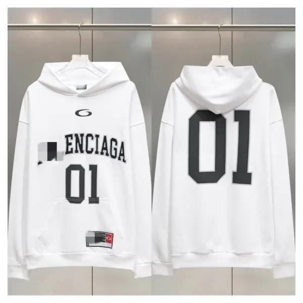 Balenciaga Enciaga 01 White Hoodie - 1