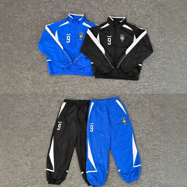 Palace x CBF Brazil Track Pants Black / White - 2