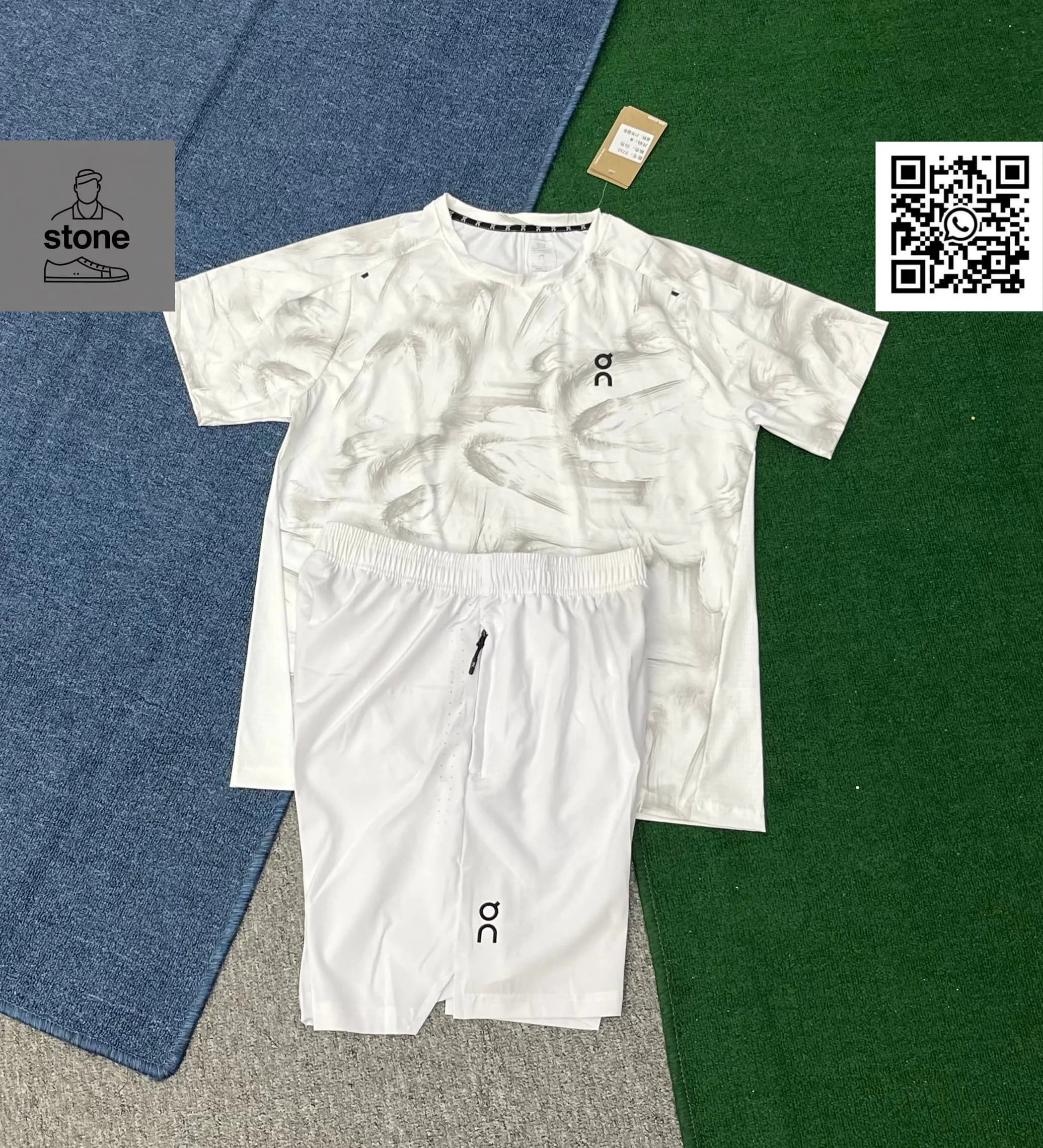 On Tracksuits Hooded Color-Block Jacket and Pants Set product image