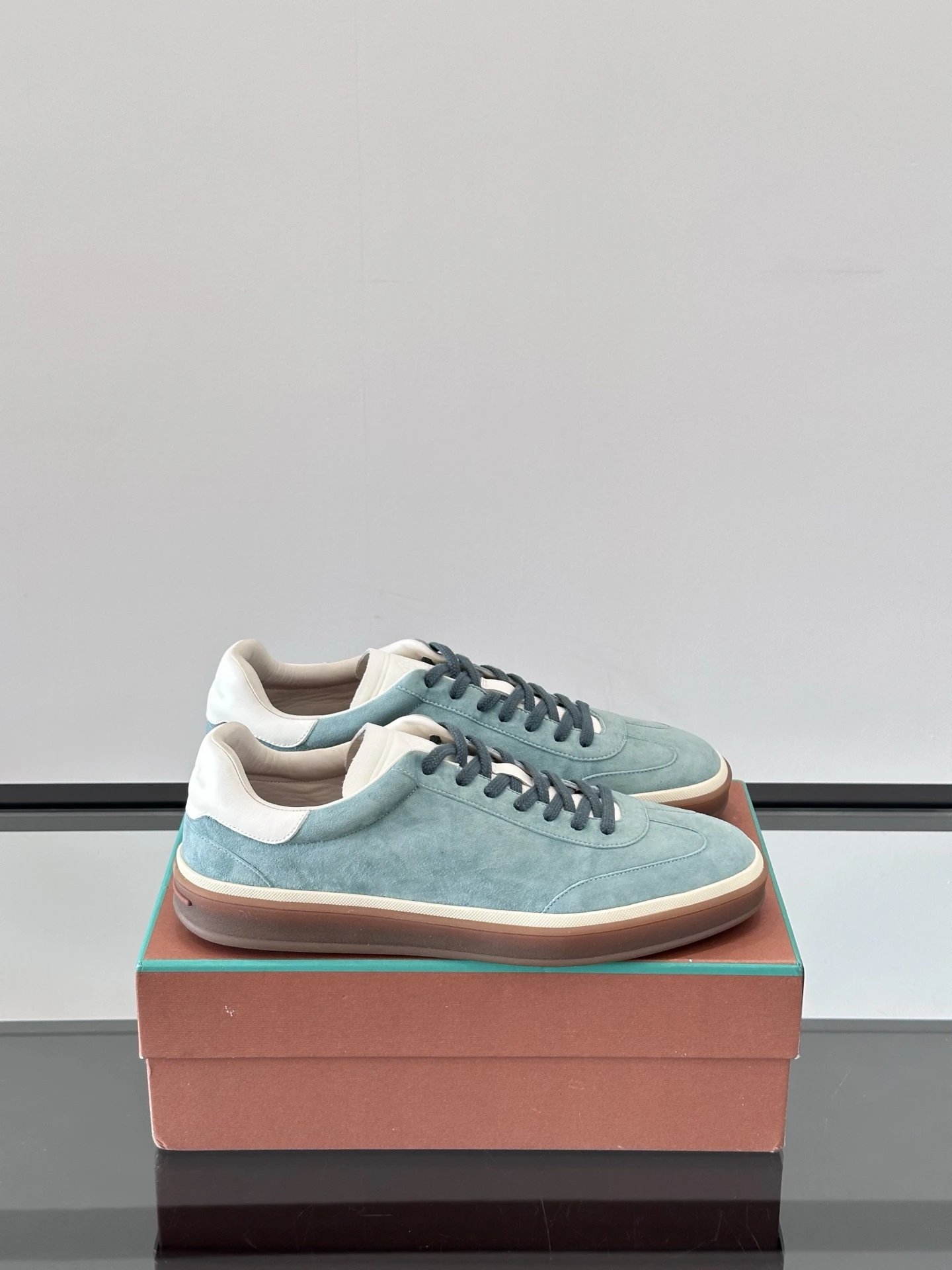Loro Piana Sneakers 360 LP Flexy Walk Knit and Suede — 35