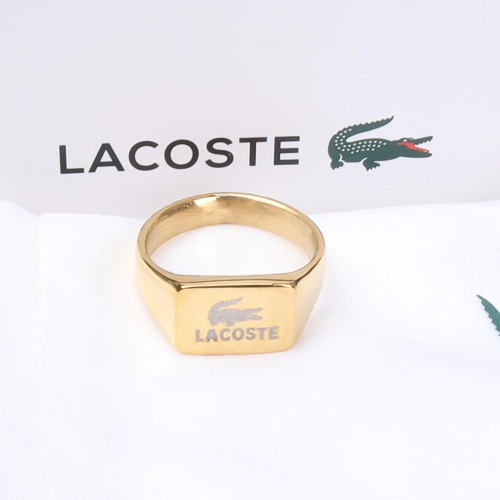 Lacoste Jewelry Crocodile Logo Magnetic Link Bracelet — 36
