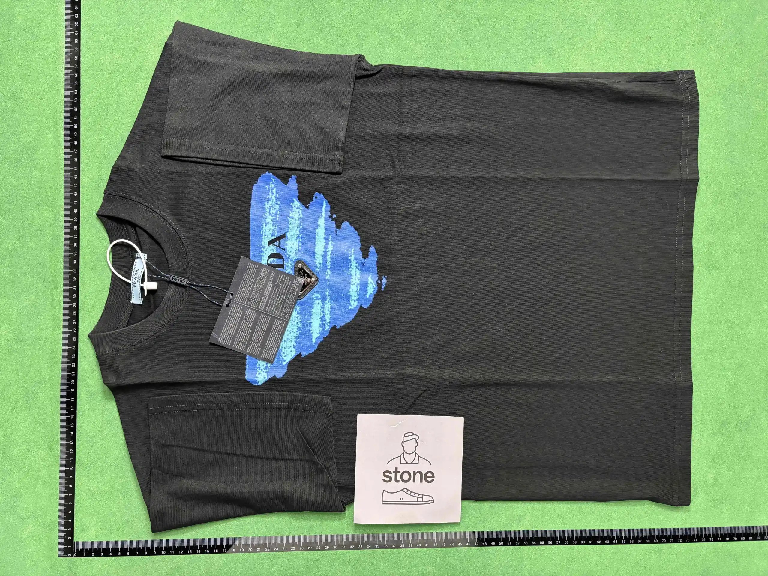 Prada T-Shirts Short-Sleeve Logo T-Shirt image 6