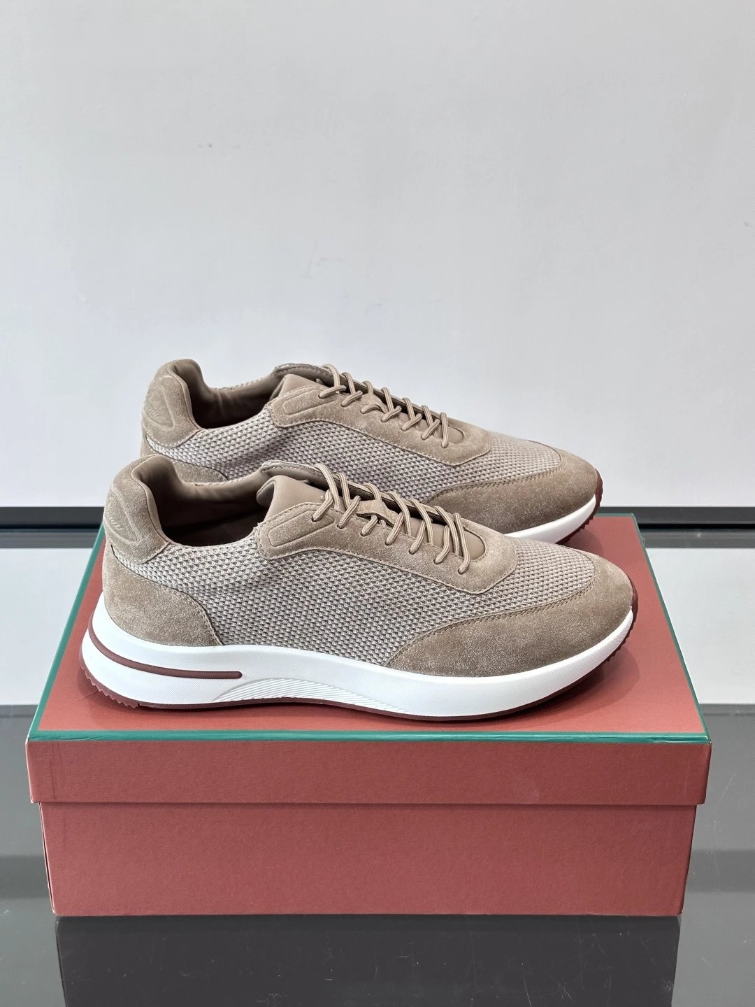 Loro Piana Sneakers 360 LP Flexy Walk Knit and Suede — 04