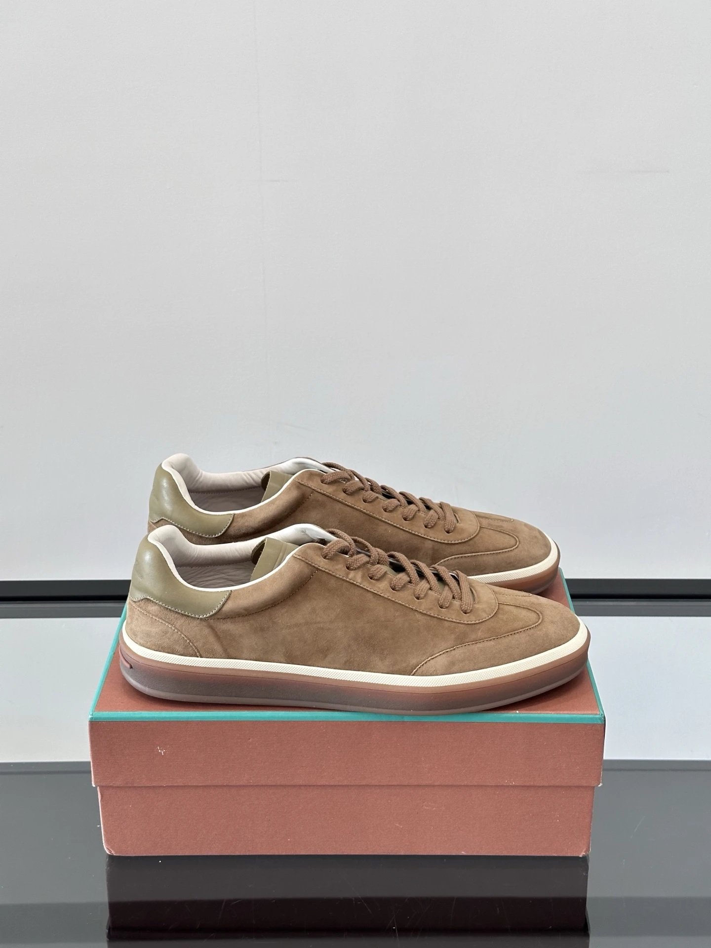 Loro Piana Sneakers 360 LP Flexy Walk Knit and Suede — 36