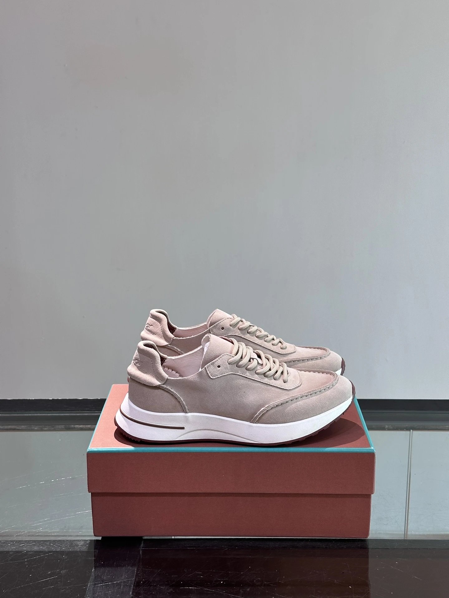 Loro Piana Sneakers 360 LP Flexy Walk Knit and Suede — 12