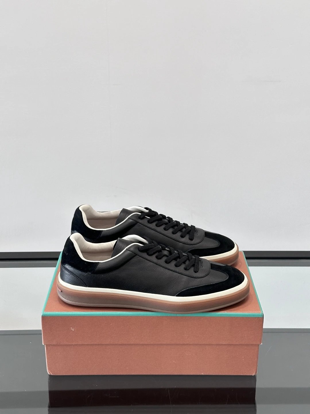 Loro Piana Sneakers 360 LP Flexy Walk Knit and Suede — 39