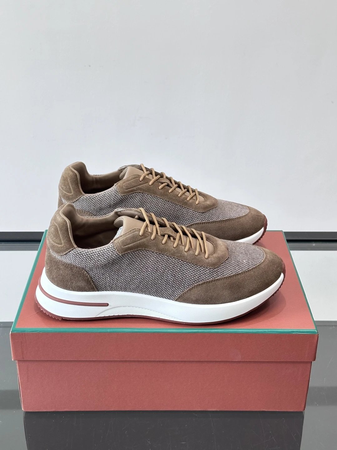 Loro Piana Sneakers 360 LP Flexy Walk Knit and Suede — 02
