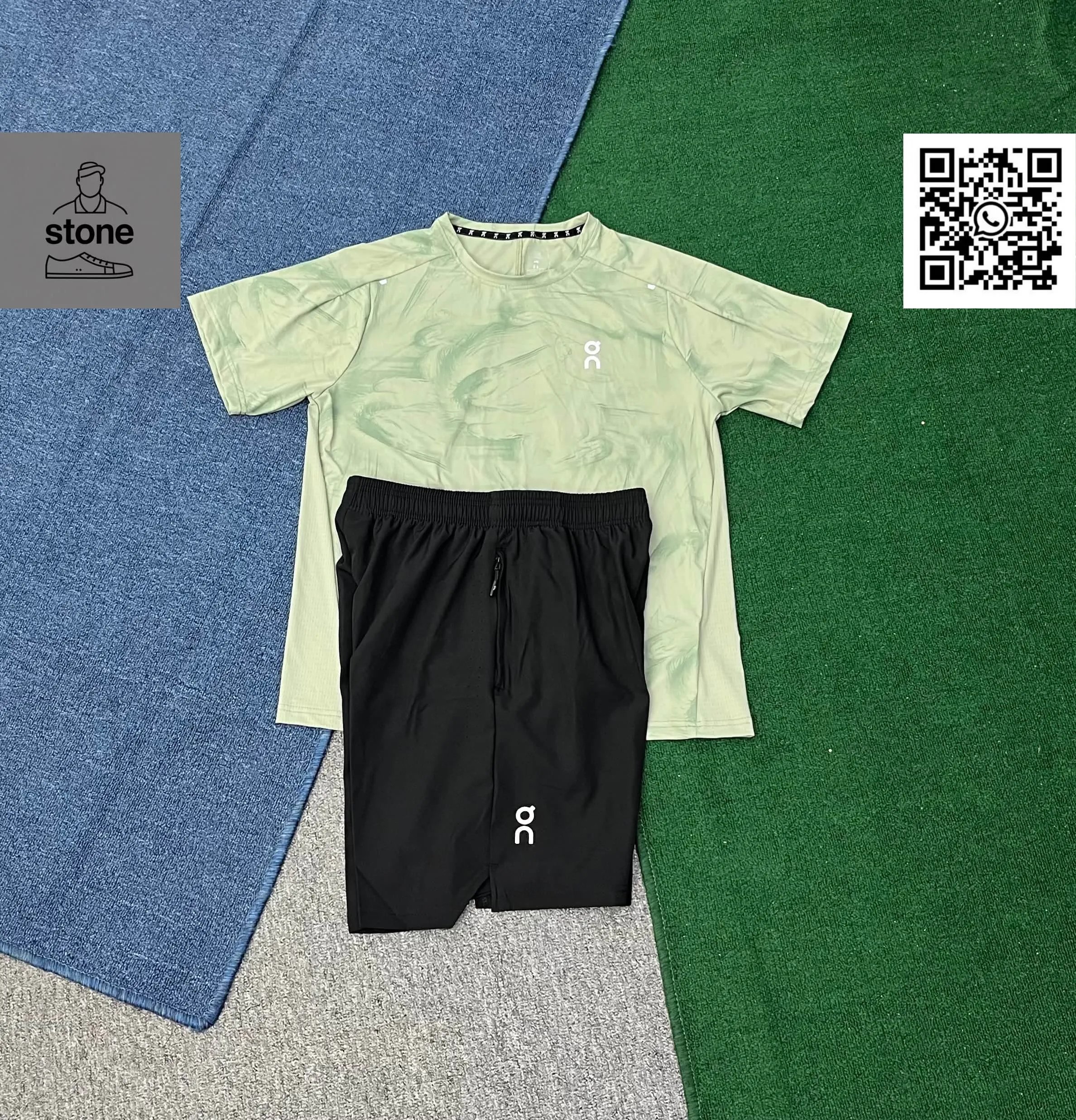 On Tracksuits Hooded Color-Block Jacket and Pants Set product image