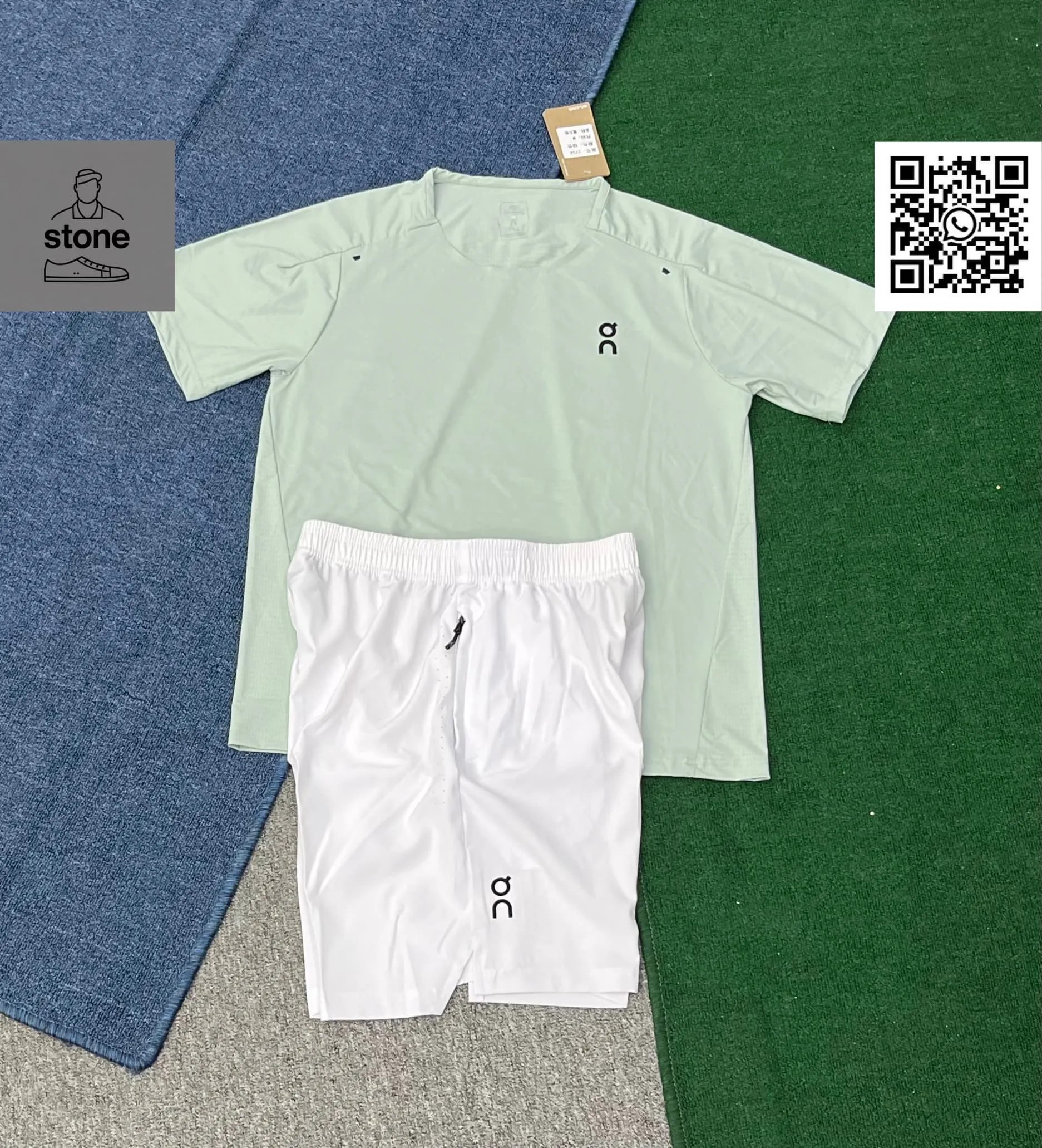 On Tracksuits Hooded Color-Block Jacket and Pants Set product image