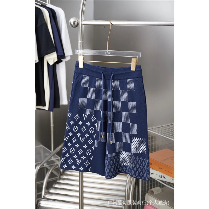 Louis Vuitton Shirts Monogram Knit Polo Shirt — 35