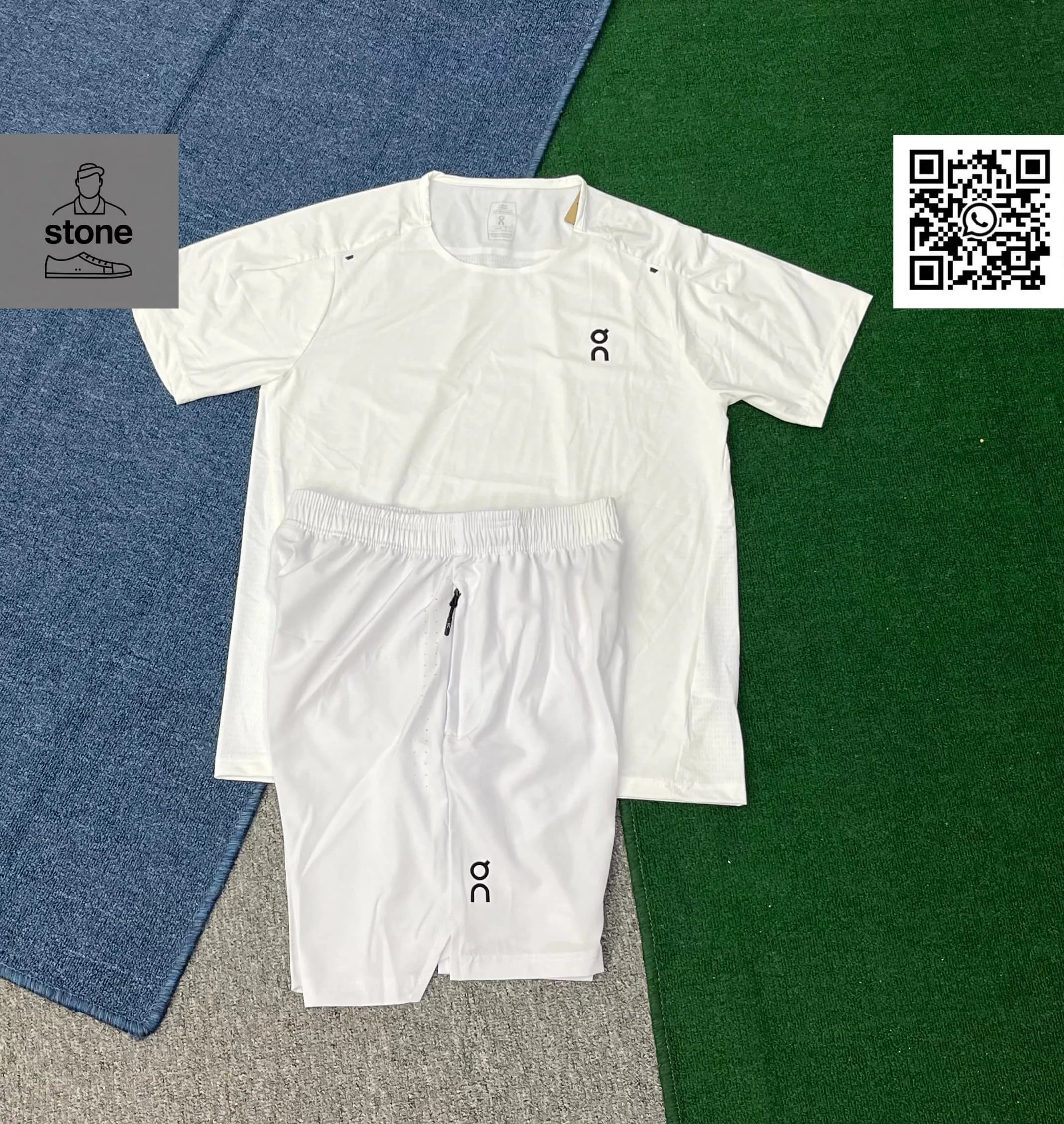 On Tracksuits Hooded Color-Block Jacket and Pants Set product image