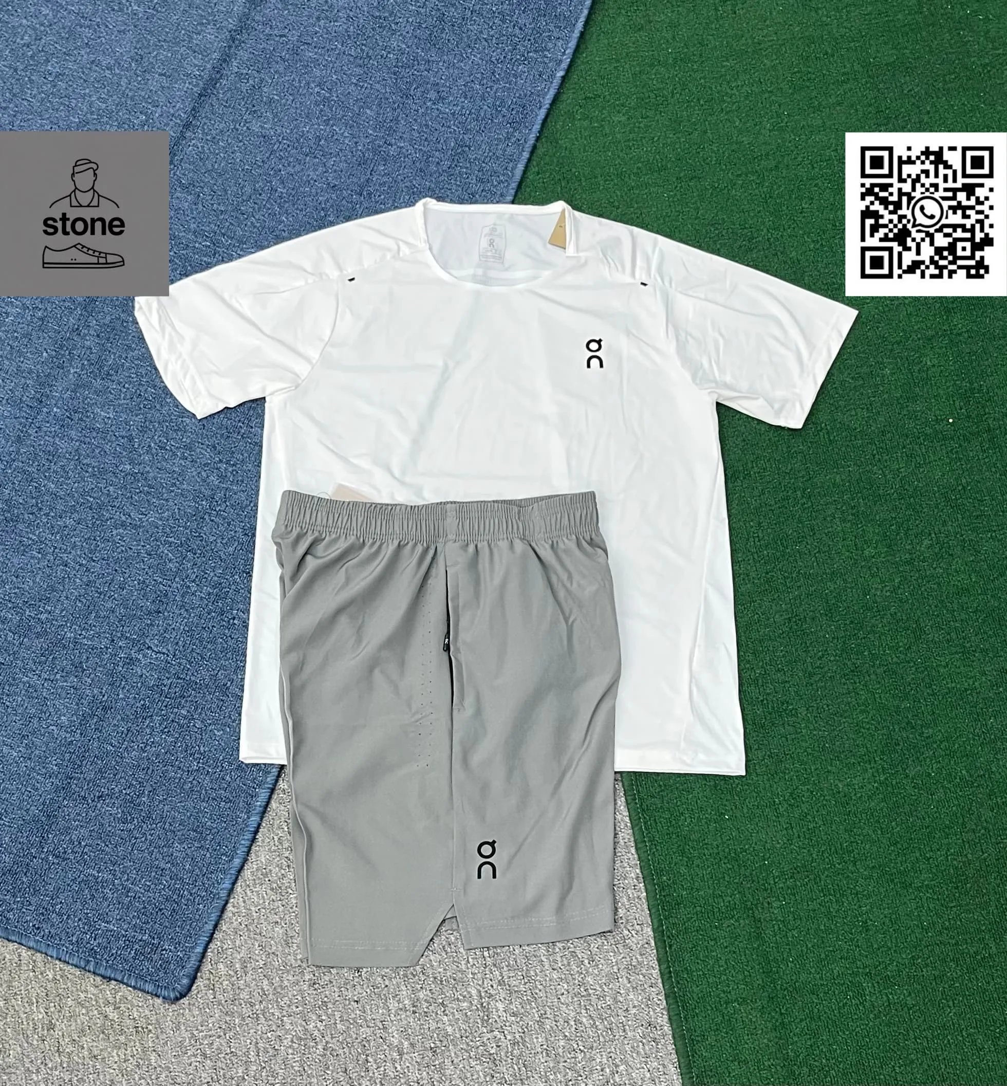 On Tracksuits Hooded Color-Block Jacket and Pants Set product image