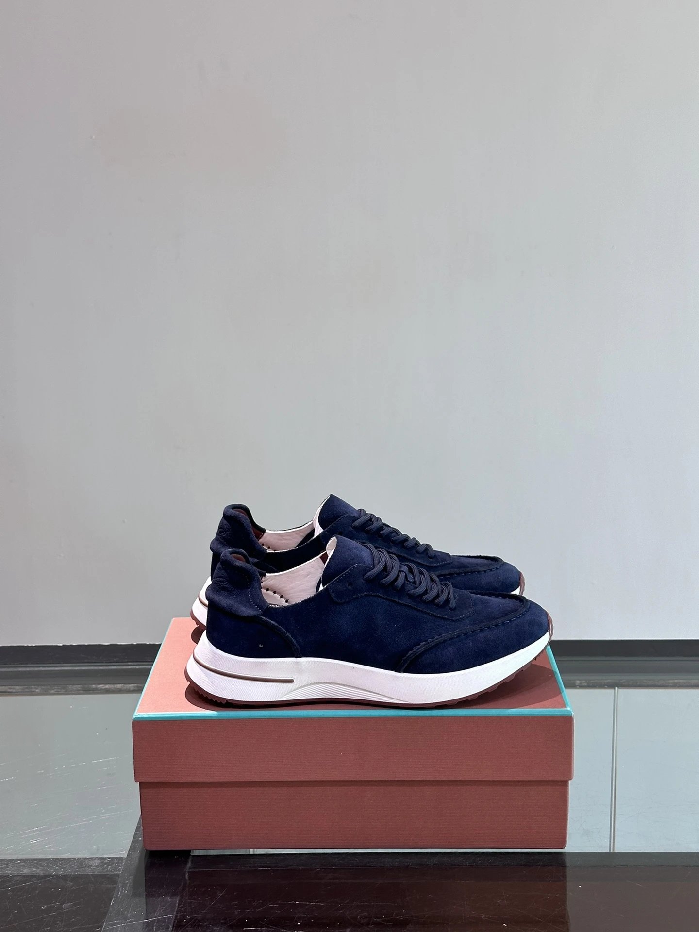 Loro Piana Sneakers 360 LP Flexy Walk Knit and Suede — 11
